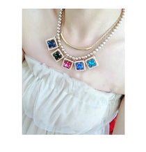 Load image into Gallery viewer, Choker Necklace Multilayer Big Imitation Pearl Necklace - Jewels of Artemis