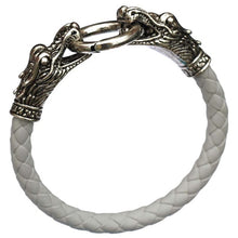 Load image into Gallery viewer, Leather Tibetan silver men bracelet titanium vintage accessories - Jewels of Artemis