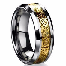 Load image into Gallery viewer, Stainless steel Dragon Ring - Jewels of Artemis