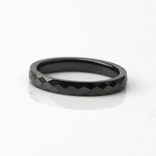 Load image into Gallery viewer, Light Black/White Ceramic Rings - Jewels of Artemis