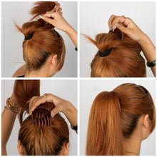 Load image into Gallery viewer, Women Hair Styling Clip Fluffy Stick Bun Plastic Maker Braid Tool - Jewels of Artemis