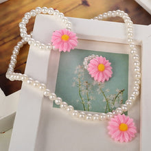 Load image into Gallery viewer, Simulated-Pearl Beads Kid Jewelry Sets Resin Flower Strawberry Apple Pendant Necklace Bracelet Ring - Jewels of Artemis