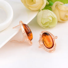 Load image into Gallery viewer, Natural Stone Bead Gold Earring /Ring /Necklace Set - Jewels of Artemis