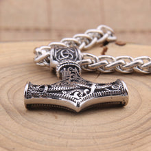 Load image into Gallery viewer, Stainless steel thor&#39;s hammer - Jewels of Artemis