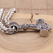 Load image into Gallery viewer, Stainless steel thor&#39;s hammer - Jewels of Artemis