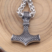 Load image into Gallery viewer, Stainless steel thor&#39;s hammer - Jewels of Artemis