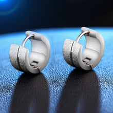 Load image into Gallery viewer, 6 Style Men Earrings New Fashion Cool Gold/Silver/Black Stainless Steel Round Stud Earrings - Jewels of Artemis