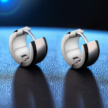 Load image into Gallery viewer, 6 Style Men Earrings New Fashion Cool Gold/Silver/Black Stainless Steel Round Stud Earrings - Jewels of Artemis