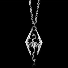 Load image into Gallery viewer, Dragon The Elder Scrolls V Pendant Necklace - Jewels of Artemis
