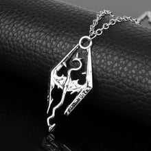 Load image into Gallery viewer, Dragon The Elder Scrolls V Pendant Necklace - Jewels of Artemis