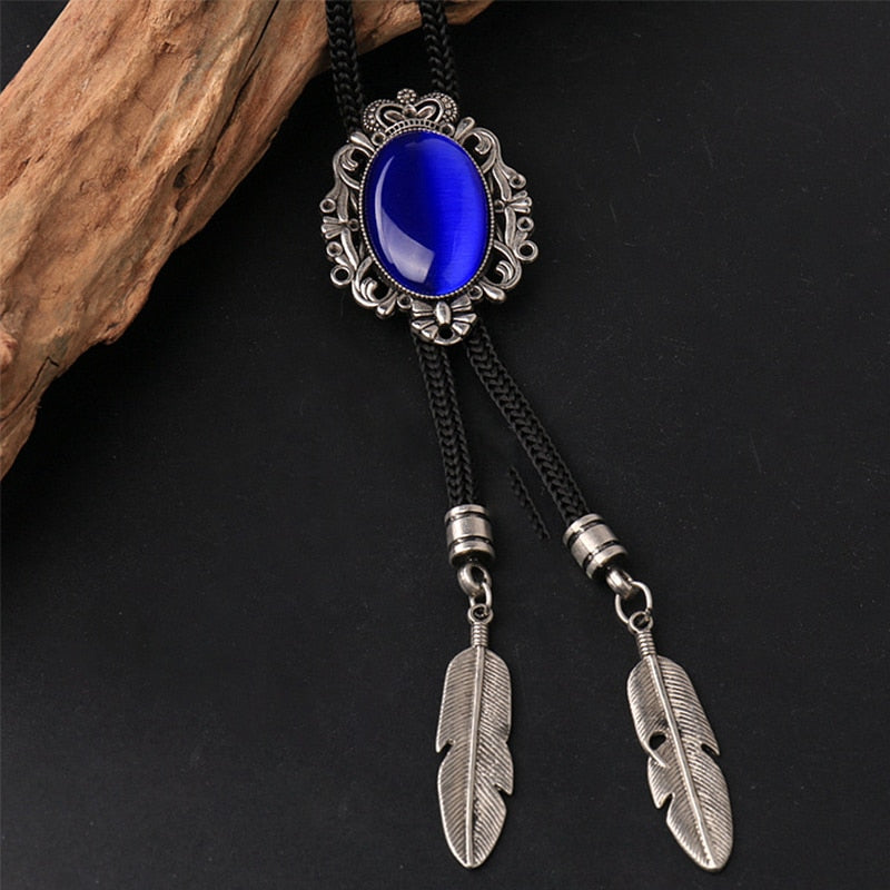 Mantieqingway Blue Bolo Ties - Jewels of Artemis