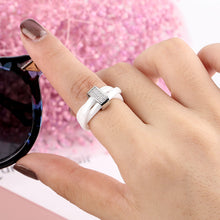 Load image into Gallery viewer, Three In One Ceramic Rings Stainless Steel - Jewels of Artemis