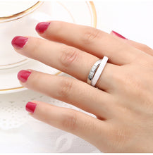Load image into Gallery viewer, New Double Cross Ceramic Rings - Jewels of Artemis