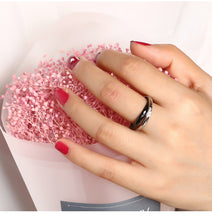 Load image into Gallery viewer, New Double Cross Ceramic Rings - Jewels of Artemis