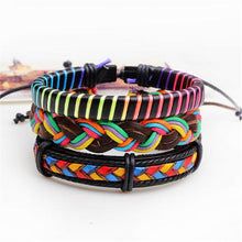 Load image into Gallery viewer, 1Set/5-6PCs Punk Rock Skull Star Multi Charm Bracelet Gothic Jewelry - Jewels of Artemis