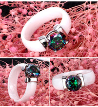 Load image into Gallery viewer, Mystic Crystal Zircon Ring - Jewels of Artemis