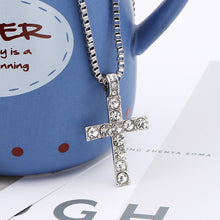 Load image into Gallery viewer, Alloy Gold Color Cross Pendant Necklace Religious - Jewels of Artemis