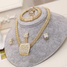 Load image into Gallery viewer, Exquisite Dubai Jewelry Set Luxury Gold - Jewels of Artemis