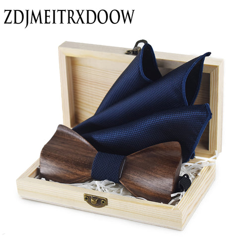 3D Wooden Bow Tie - Jewels of Artemis