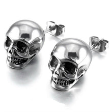 Load image into Gallery viewer, Punk Skull Earrings - Jewels of Artemis