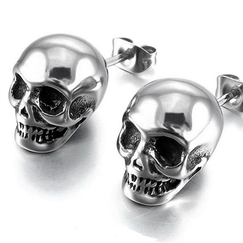 Punk Skull Earrings - Jewels of Artemis