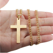 Load image into Gallery viewer, Christian Jesus Single Titanium Cross Necklaces - Jewels of Artemis