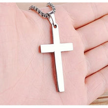 Load image into Gallery viewer, Christian Jesus Single Titanium Cross Necklaces - Jewels of Artemis