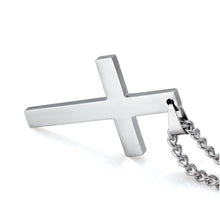 Load image into Gallery viewer, Christian Jesus Single Titanium Cross Necklaces - Jewels of Artemis