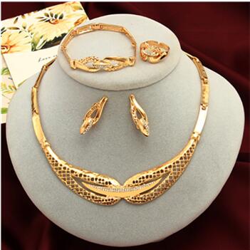Exquisite Dubai Jewelry Set Luxury Gold - Jewels of Artemis