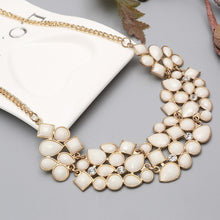 Load image into Gallery viewer, Crystal Gold necklaces &amp; pendants vintage choker necklace - Jewels of Artemis