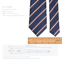 Load image into Gallery viewer, Luxury Mens Fashion flower Skinny Stripe 7cm Neckties Gravata Jacquard Tie - Jewels of Artemis