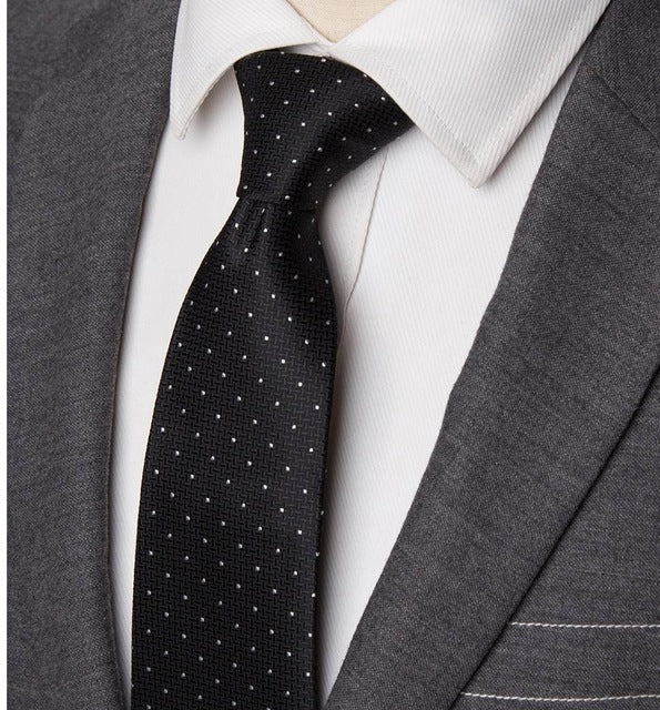 Luxury Mens Fashion flower Skinny Stripe 7cm Neckties Gravata Jacquard Tie - Jewels of Artemis