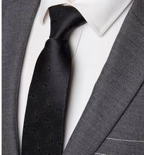 Load image into Gallery viewer, Luxury Mens Fashion flower Skinny Stripe 7cm Neckties Gravata Jacquard Tie - Jewels of Artemis