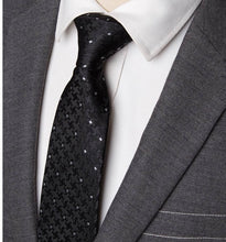 Load image into Gallery viewer, Luxury Mens Fashion flower Skinny Stripe 7cm Neckties Gravata Jacquard Tie - Jewels of Artemis