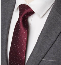 Load image into Gallery viewer, Luxury Mens Fashion flower Skinny Stripe 7cm Neckties Gravata Jacquard Tie - Jewels of Artemis