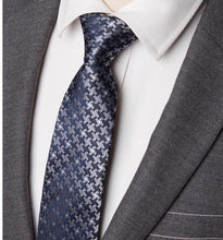 Load image into Gallery viewer, Luxury Mens Fashion flower Skinny Stripe 7cm Neckties Gravata Jacquard Tie - Jewels of Artemis