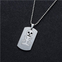 Load image into Gallery viewer, Stainless Steel Pendant  Dog Tags Army Nameplate - Jewels of Artemis