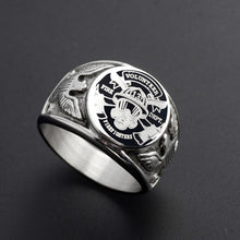 Load image into Gallery viewer, USA Military Ring United States MARINE CORPS US ARMY Men - Jewels of Artemis