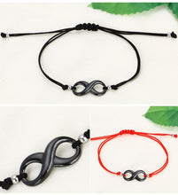 Load image into Gallery viewer, Red Thread Charm Rope Infinite Bracelet - Jewels of Artemis