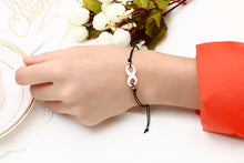 Load image into Gallery viewer, Red Thread Charm Rope Infinite Bracelet - Jewels of Artemis