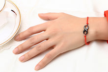Load image into Gallery viewer, Red Thread Charm Rope Infinite Bracelet - Jewels of Artemis