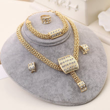 Load image into Gallery viewer, Dubai Gold Jewelry Sets African Beads Crystal Bridal Jewellery Set - Jewels of Artemis