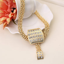 Load image into Gallery viewer, Dubai Gold Jewelry Sets African Beads Crystal Bridal Jewellery Set - Jewels of Artemis