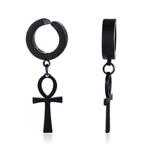 Load image into Gallery viewer, Eternal Cross Egypt Cleopatra Ankh Earrings - Jewels of Artemis