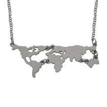 Load image into Gallery viewer, Map of Africa Necklaces Pendants Gold Silver Globe World Map - Jewels of Artemis