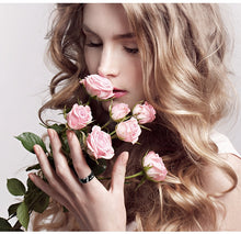 Load image into Gallery viewer, One Slash Crystal Ceramic Ring - Jewels of Artemis