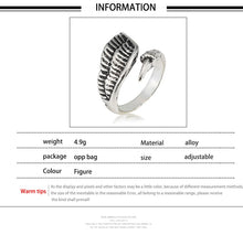 Load image into Gallery viewer, Gothic Punk Ring Men Retro Dragon Rabbit Snake Tiger Wolf Rings Skeleton Devil Evil Eye Pentagram Animal Male Ring Jewelry Anel - Jewels of Artemis