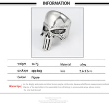 Load image into Gallery viewer, Gothic Punk Ring Men Retro Dragon Rabbit Snake Tiger Wolf Rings Skeleton Devil Evil Eye Pentagram Animal Male Ring Jewelry Anel - Jewels of Artemis