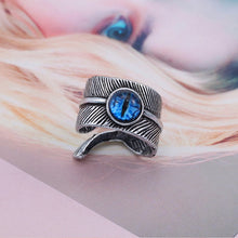 Load image into Gallery viewer, Gothic Punk Ring Men Retro Dragon Rabbit Snake Tiger Wolf Rings Skeleton Devil Evil Eye Pentagram Animal Male Ring Jewelry Anel - Jewels of Artemis