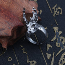 Load image into Gallery viewer, Gothic Punk Ring Men Retro Dragon Rabbit Snake Tiger Wolf Rings Skeleton Devil Evil Eye Pentagram Animal Male Ring Jewelry Anel - Jewels of Artemis